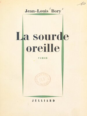 cover image of La sourde oreille